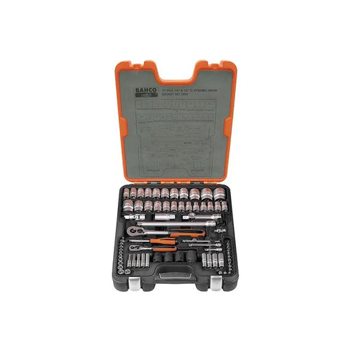 BAHCO S800 77 Piece Socket Set with Drive Sizes