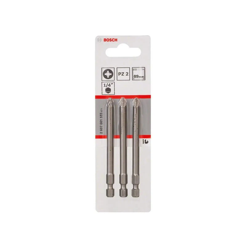 Bosch Powertool Accessories PZ2 Extra Hard Screwdriver Bits