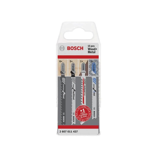 Bosch Powertool Accessories Bosch Jigsaw Blade Set 15 Piece Professional Quality