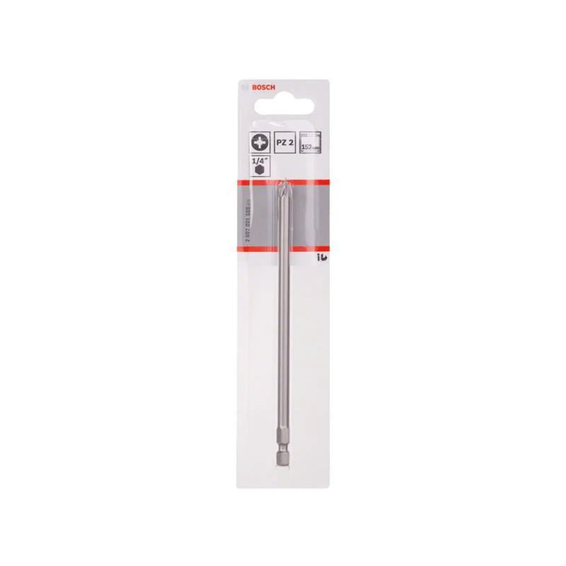 Bosch Powertool Accessories Bosch Extra Hard Screwdriver Bit PZ2 152mm