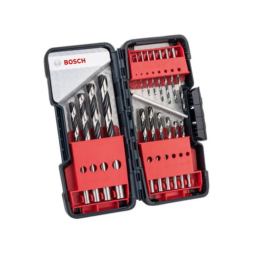 Bosch Powertool Accessories Bosch HSS Twist Drill Bit Set 18 Piece Premium Quality