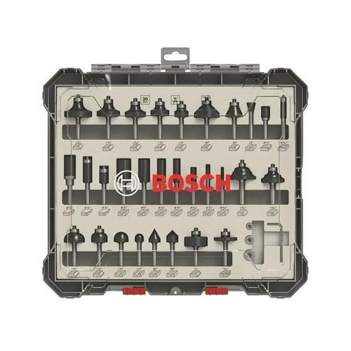 Bosch Powertool Accessories Bosch PRO Router Bit Mixed Set 30 Piece - Premium Quality