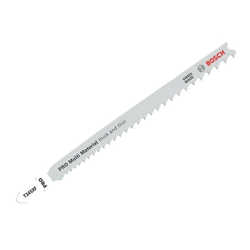 Bosch Powertool Accessories Bosch T345XF Jigsaw Blades Pack of 5 Bi-Metal Quality