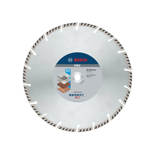 Bosch Powertool Accessories Bosch PRO Multi Material Diamond Cutting Disc 350mm
