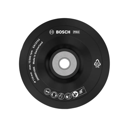 Bosch Powertool Accessories Bosch PRO Backing Pad 115mm Heavy Duty Accessory
