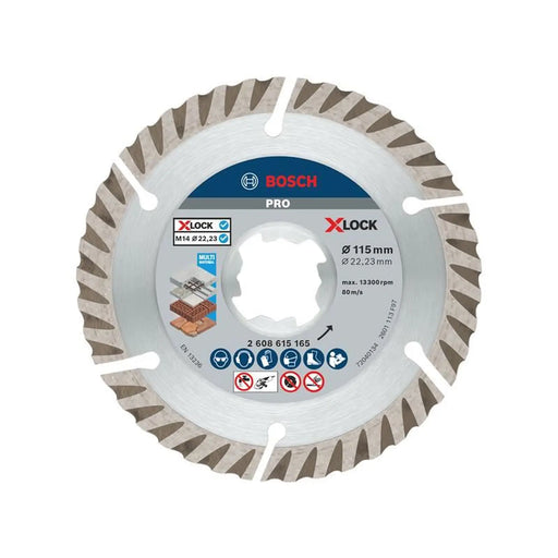 Bosch Powertool Accessories Bosch PRO Multi Material Diamond Cutting Disc 115mm