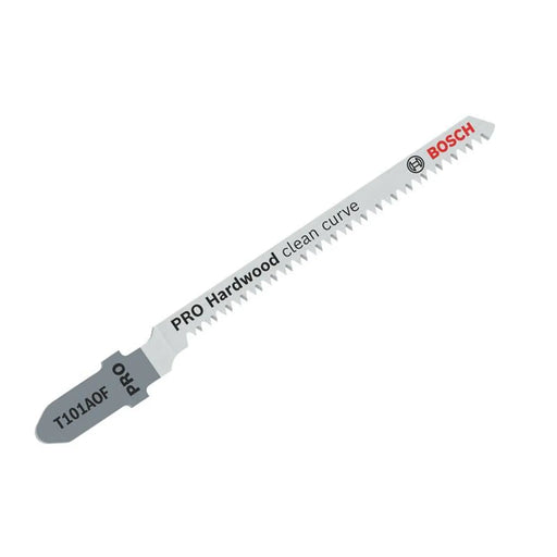 Bosch Powertool Accessories Bosch T101AOF Jigsaw Blade Pack of 3 for Hardwood Cutting
