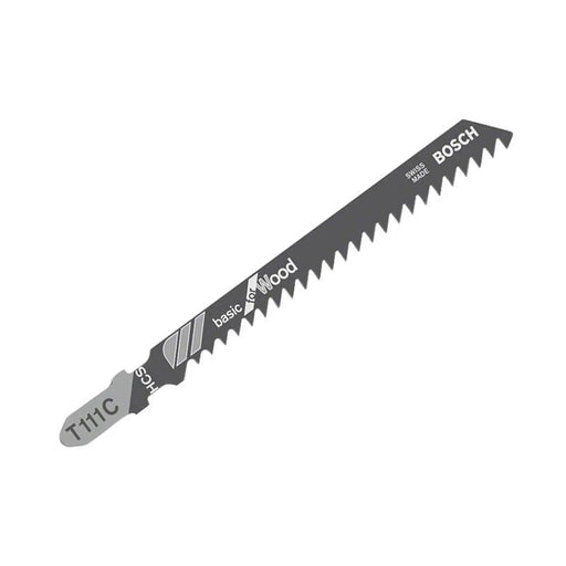 Bosch Powertool Accessories Bosch T111C Jigsaw Blade Pack of 5 for Wood Cutting
