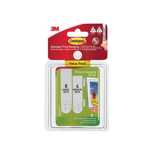 Command™ Command Picture Hanging Strips Medium & Large Value Pack