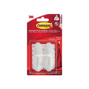 Command™ Medium White Designer Hooks (Pack 2)