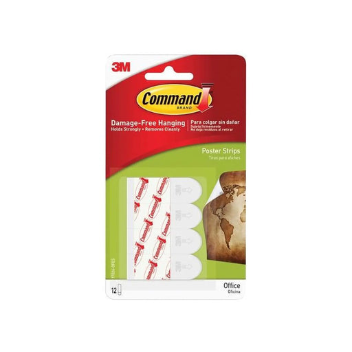 Command™ Poster Strips Pack of 12 Damage-Free Hanging