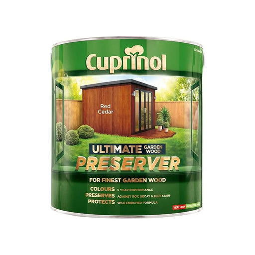 Cuprinol Ultimate Garden Wood Preserver Red Cedar 4L