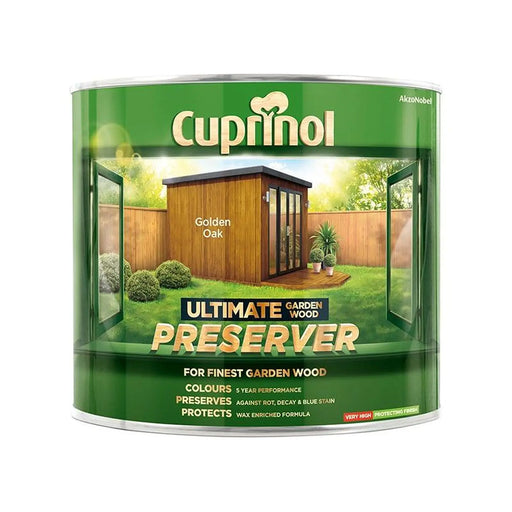Cuprinol Ultimate Garden Wood Preserver Golden Oak 1 litre