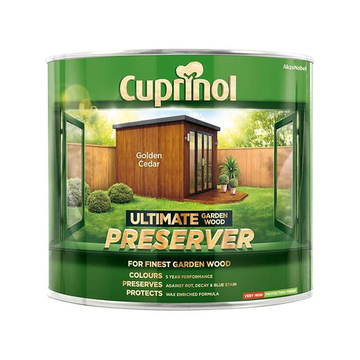 Cuprinol Ultimate Garden Wood Preserver Golden Cedar