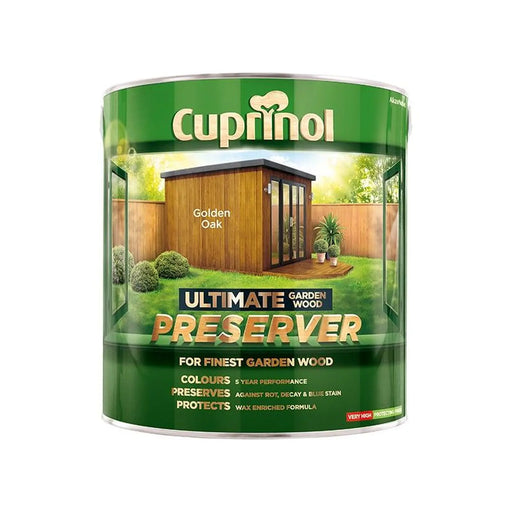 Cuprinol Ultimate Garden Wood Preserver Golden Oak 4L