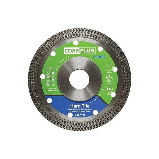 CorePlus Hard Tile Turbo Diamond Blade 115mm Premium Quality