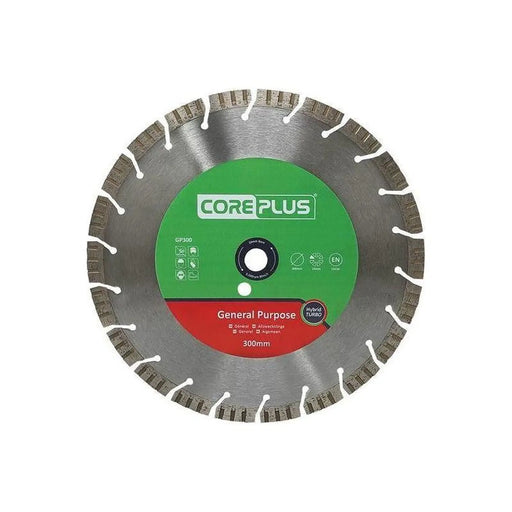 CorePlus GP300 300mm Hybrid Turbo Diamond Blade