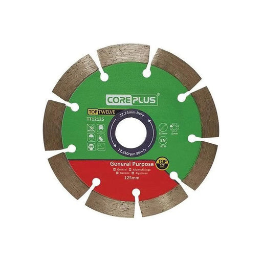 CorePlus Diamond Blade 125mm General Purpose Cutting Tool