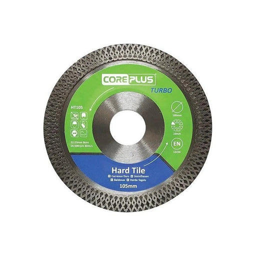 CorePlus Hard Tile Turbo Diamond Blade 105mm