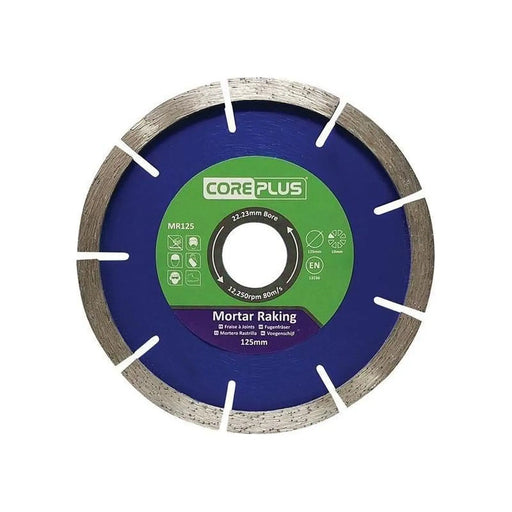 CorePlus Mortar Raking Diamond Blade 125mm Premium Quality
