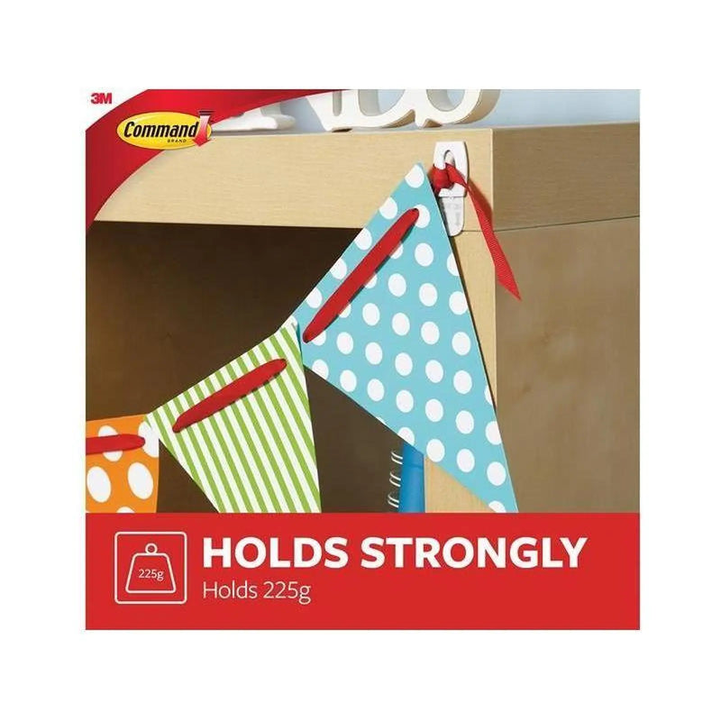 Command™ White Mini Hooks Value Pack for Damage-Free Hanging