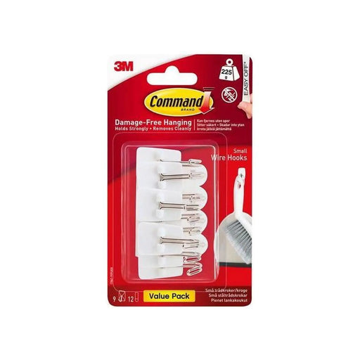 Command™ White Wire Hooks Value Pack for Damage-Free Hanging