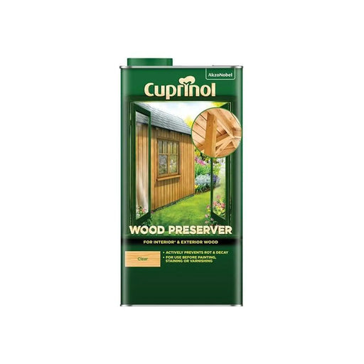 Cuprinol Wood Preserver Clear 5L Heavy Duty Protection