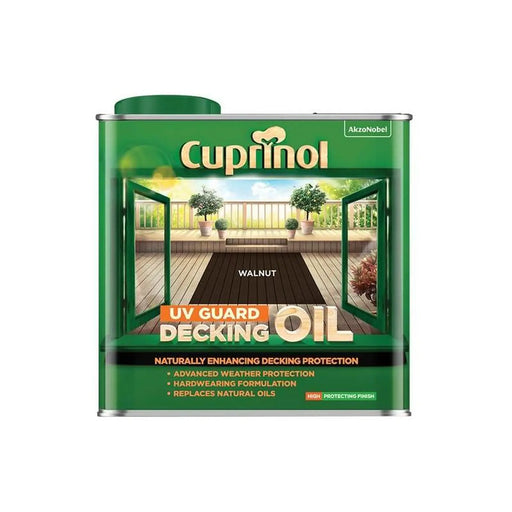 Cuprinol UV Guard Decking Oil Walnut 2.5 Litre