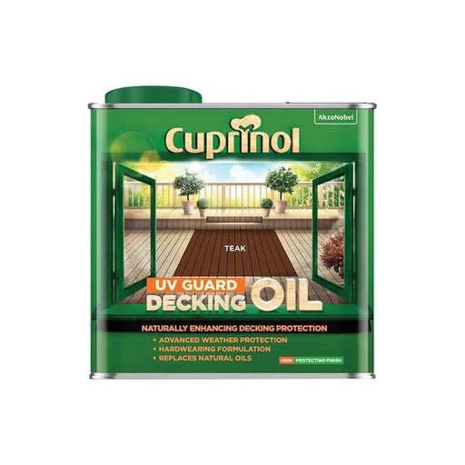Cuprinol UV Guard Decking Oil Teak 2.5L Premium Quality