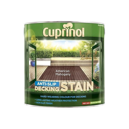 Cuprinol Anti-Slip Decking Stain American Mahogany