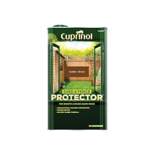 Cuprinol Shed & Fence Protector Gold Brown 5 litre
