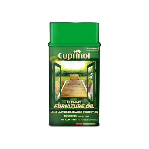Cuprinol Ultimate Furniture Oil Clear 1L Premium Protection