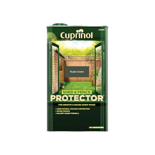 Cuprinol Shed & Fence Protector Rustic Green 5L