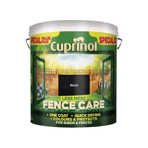 Cuprinol Less Mess Fence Care Black 6 litre