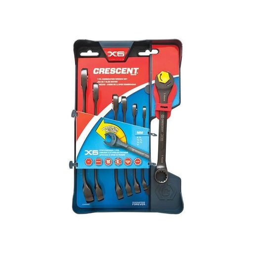Crescent® Crescent X6 Open End Ratcheting Spanner Set 7 Piece