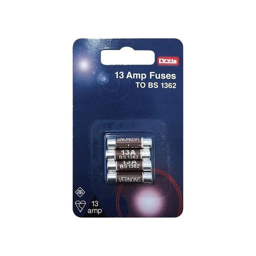 Dencon 13A Fuses Pack of 4 BS Standard