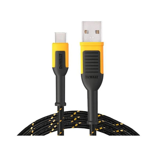 DeWalt Telecoms USB A to USB C Charging Cable 3m