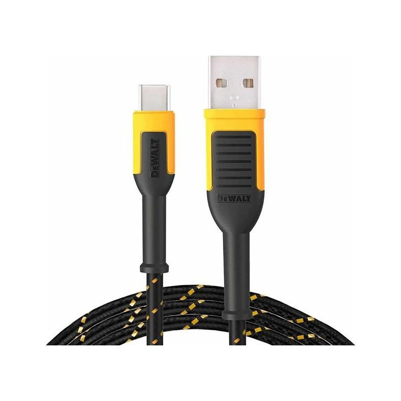 DeWalt Telecoms USB A to USB C Charging Cable 3m