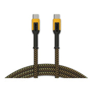 DEWALT Telecoms DeWalt USB C to USB C 100W Charging Cable 1.2m