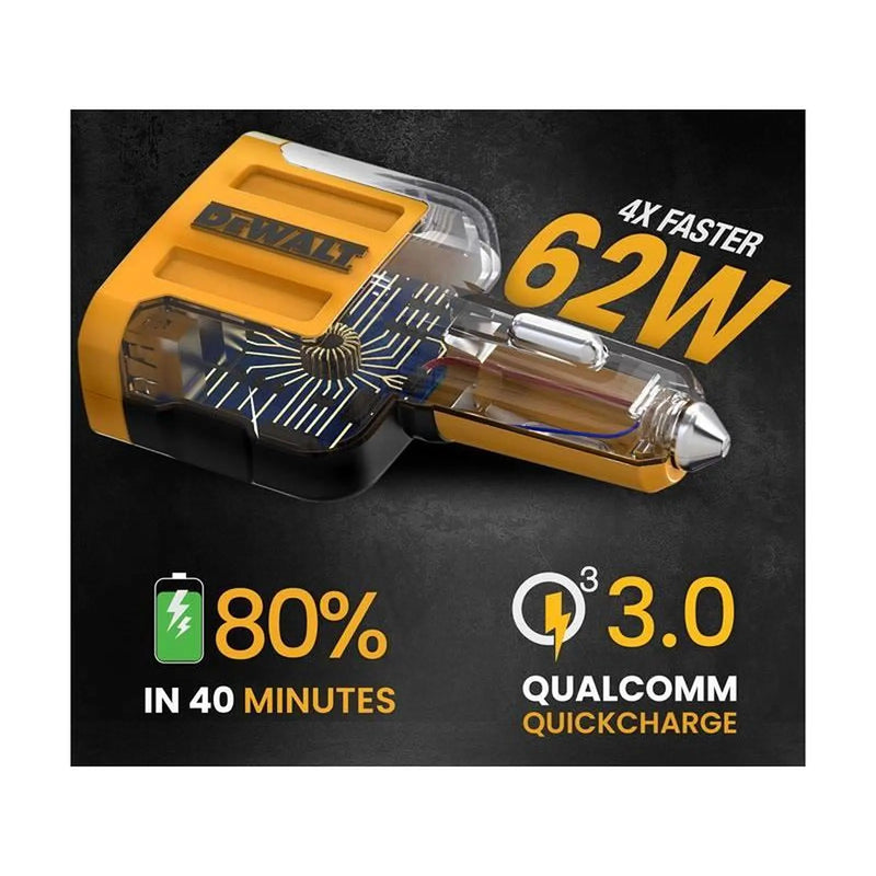 DEWALT Telecoms DeWalt 4-Port Mobile USB PD Charger Fast Charging