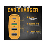 DEWALT Telecoms DeWalt 4-Port Mobile USB PD Charger Fast Charging