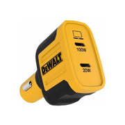 DEWALT Telecoms DeWalt 2-Port PPS PD Car Charger 120W Fast Charging