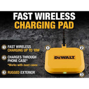 Dewalt Telecoms Fast Wireless Charging Pad