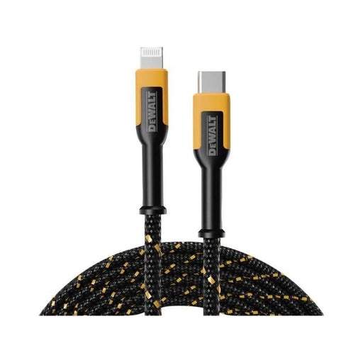 DeWalt Telecoms USB C to Lightning Reinforced Charging Cable