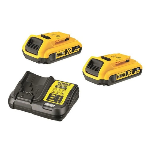 Dewalt Power Tools DCB183 2C 18V Battery & Charger Pack - 2 x 2Amp Batteries + 1 x DCB112 Charger
