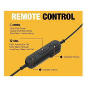 DeWalt Telecoms Jobsite Wired Earphones Durable Audio