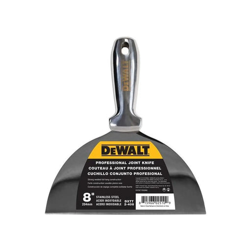 DEWALT Drywall DeWalt Stainless Steel Jointing Filling Knife 200mm
