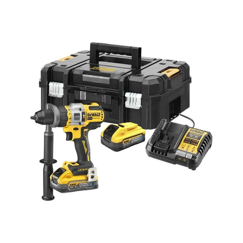 Dewalt Power Tools DCD999H2T XR XRP Combi Drill 18V 2 x 5.0Ah POWERSTACK™ Li-ion