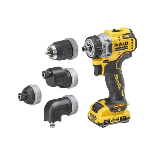 Dewalt Power Tools DCD703L2T XR BL Multi-head Drill Driver 12V 2 x 3.0Ah Li-ion