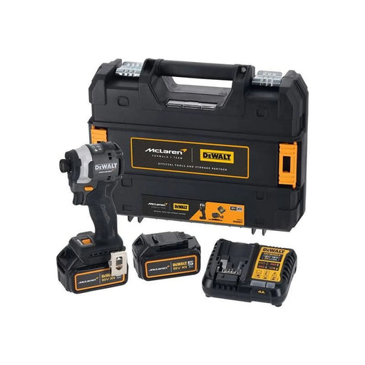 Dewalt Power Tools DCF85MP2T McLaren F1 XR Brushless 1/4in Impact Driver 18V 2 x 5.0Ah Li-ion